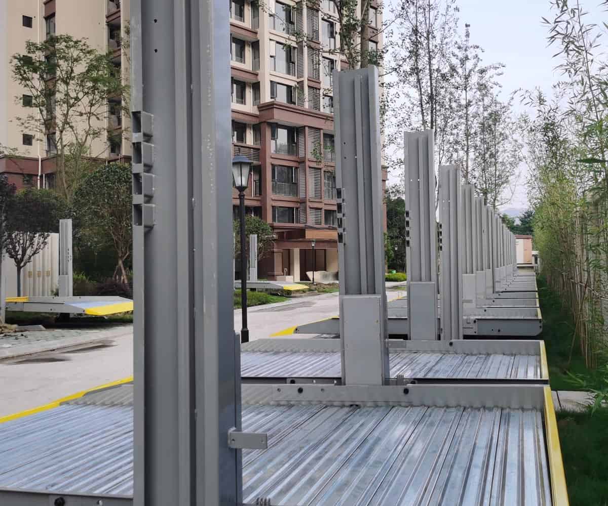 寧強(qiáng)縣俯仰式立體車庫(kù)改造