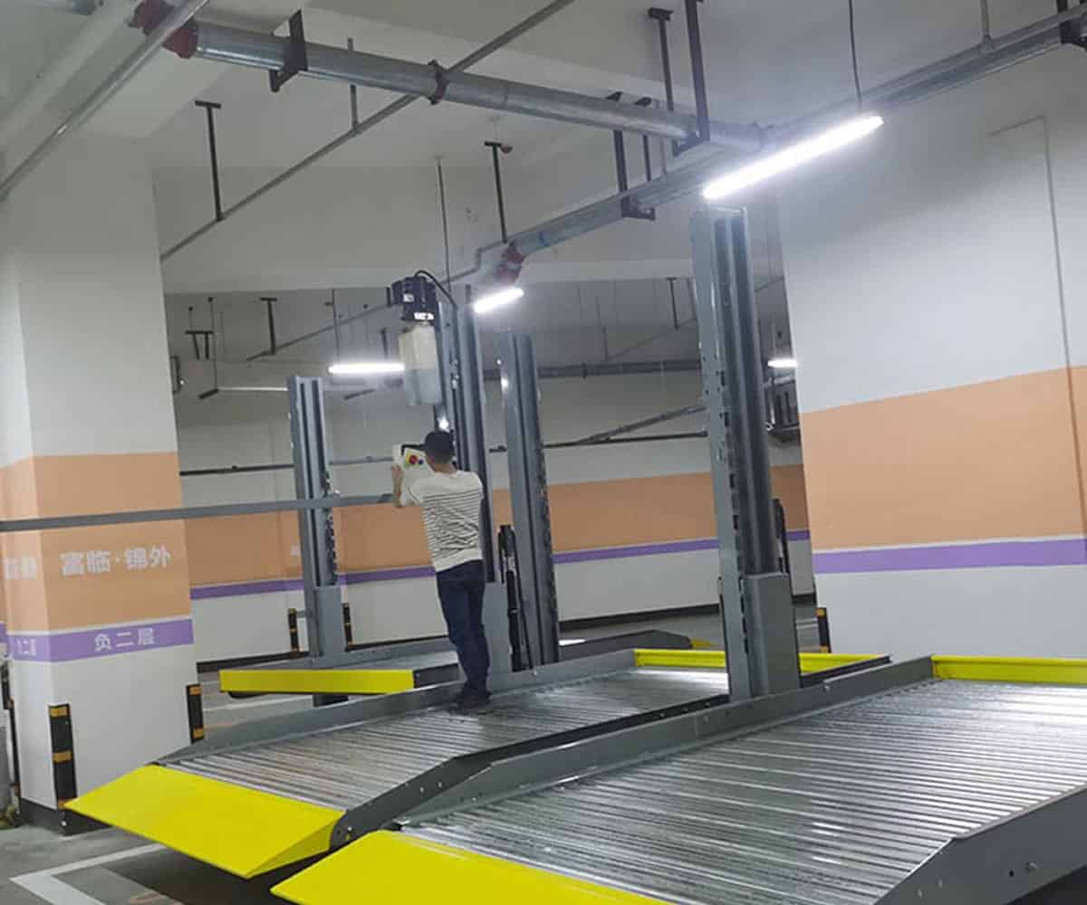 永靖縣兩層簡易升降機(jī)械式停車位二手