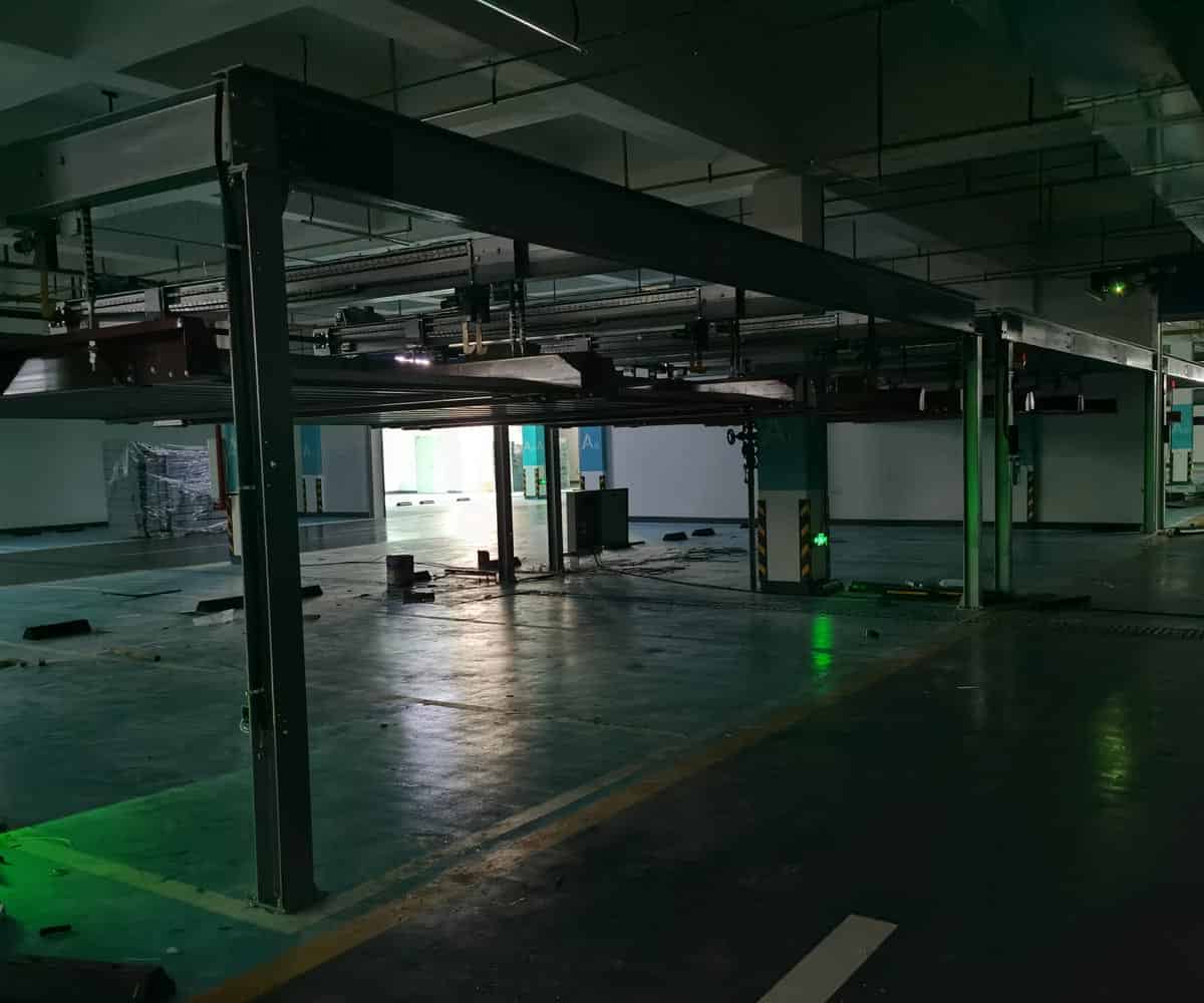雙層升降式機(jī)械停車庫