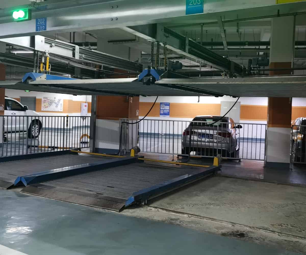子長縣PSH7七層升降橫移立體車庫設備