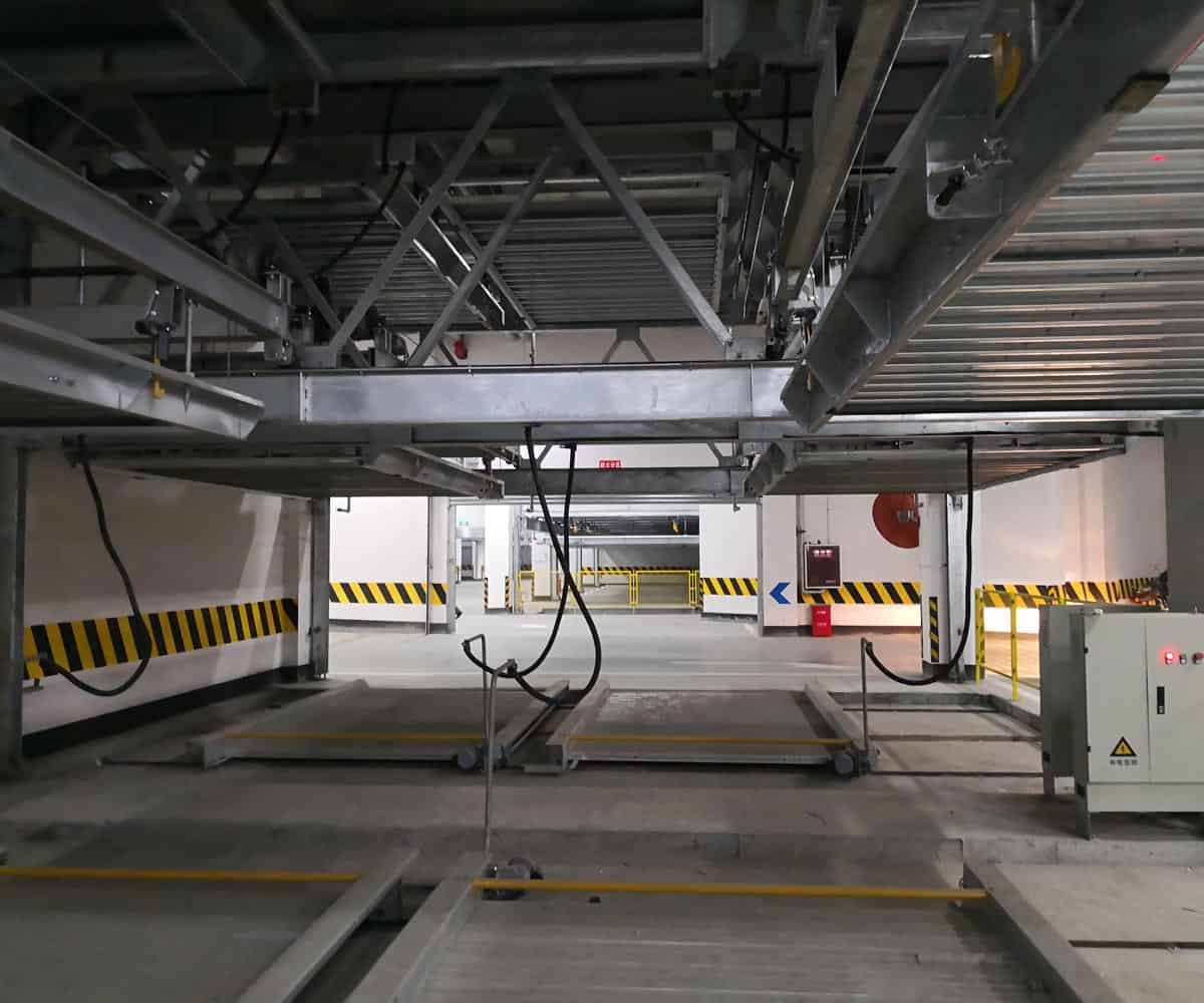 華亭市負(fù)一正四地坑式PSH5-D1五層升降橫移立體車庫(kù)設(shè)備