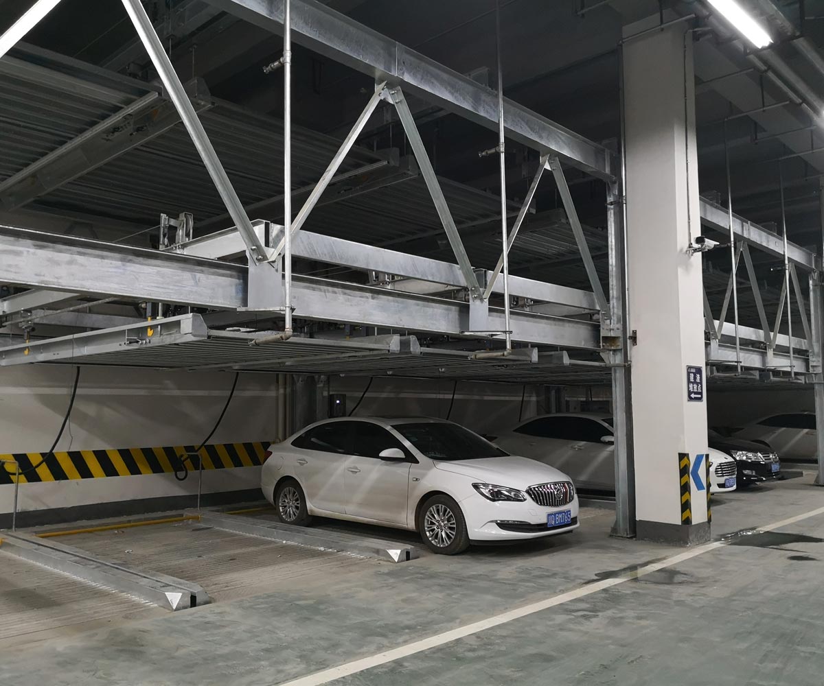 負(fù)一正三地坑PSH4-D1四層升降橫移立體車(chē)庫(kù)設(shè)備