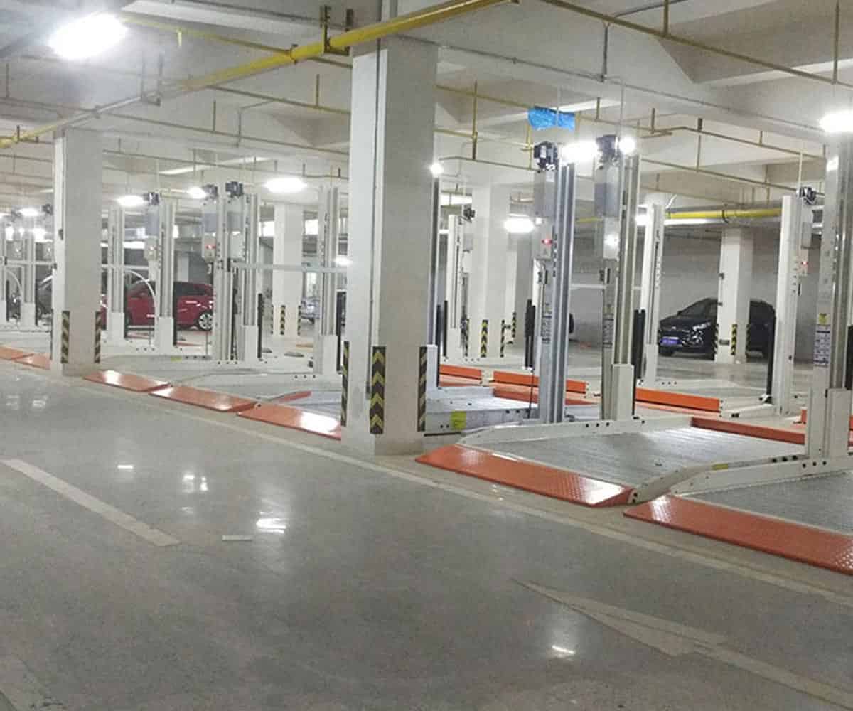 雙層升降平移式機械停車設(shè)備租賃.jpg